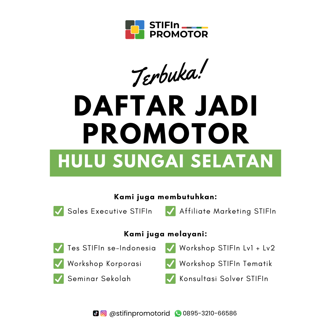 Daftar Promotor STIFIn Hulu Sungai Selatan – Kalimantan Selatan