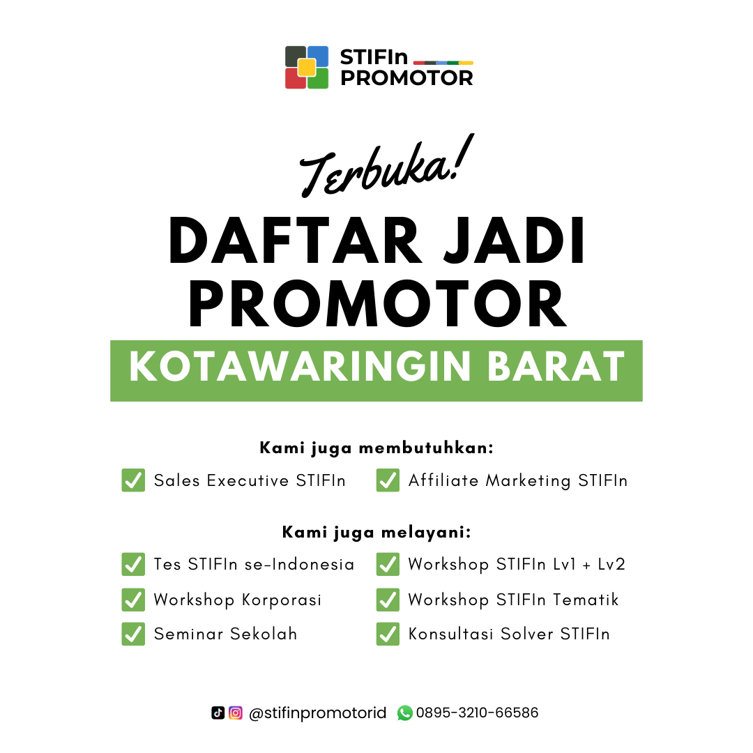 Daftar Promotor STIFIn Kotawaringin Barat – Kalimantan Tengah