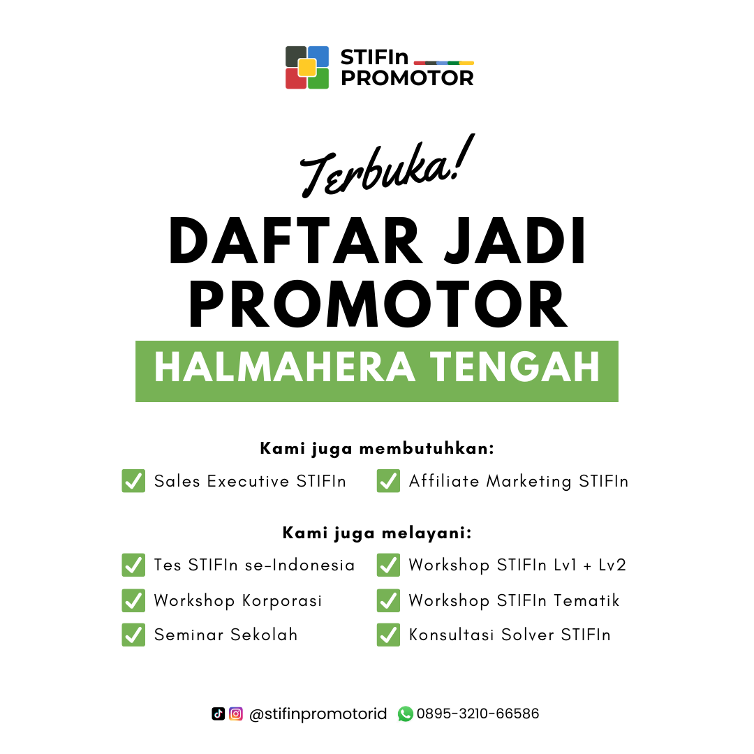 Daftar Promotor STIFIn Halmahera Tengah – Maluku Utara