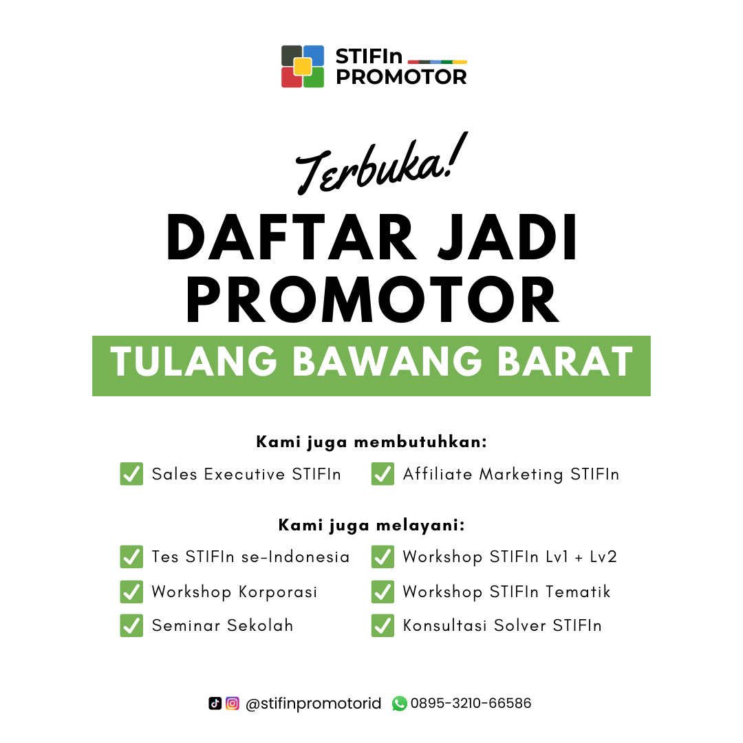 Daftar Promotor STIFIn Tulang Bawang Barat – Lampung