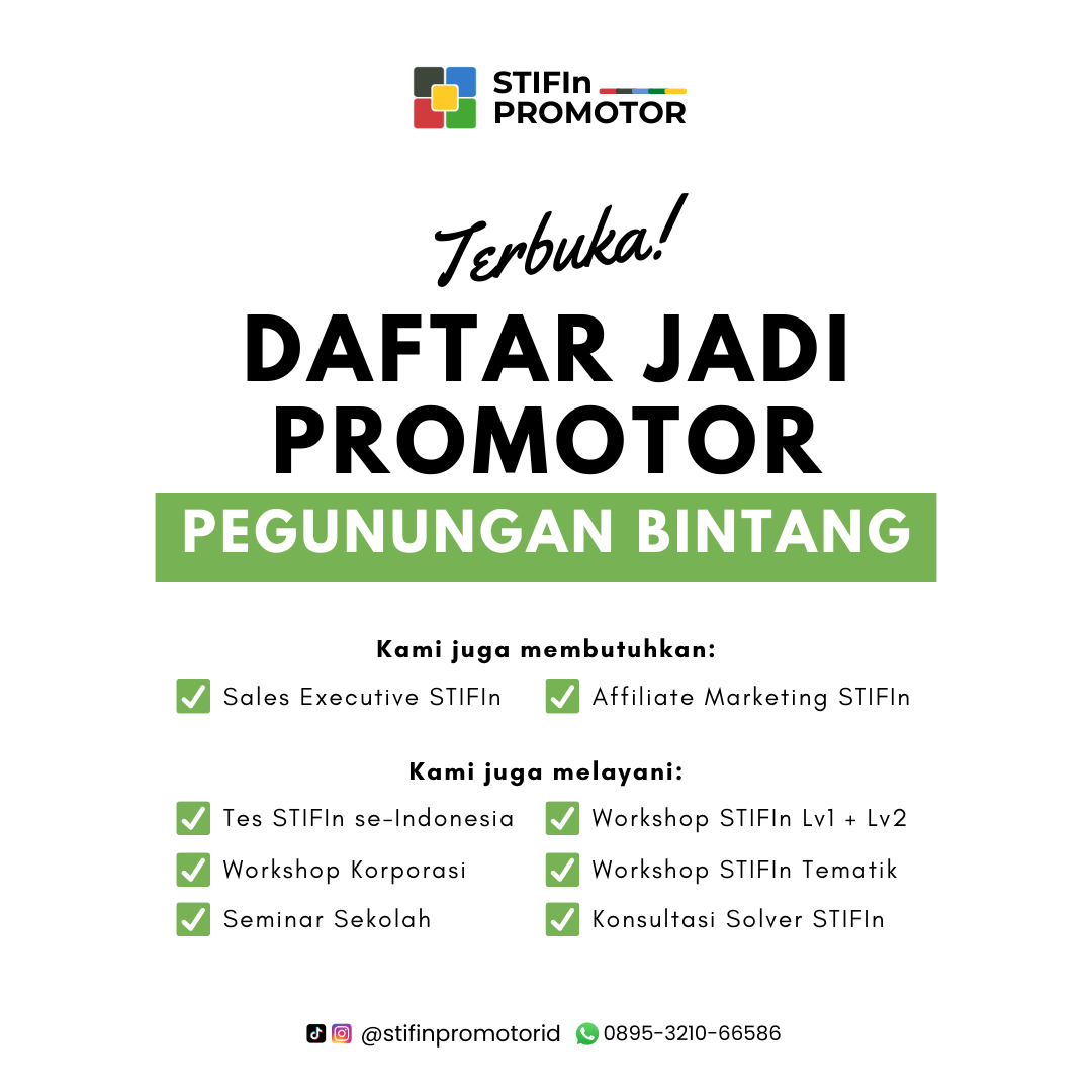 Daftar Promotor STIFIn Pegunungan Bintang – Papua Pegunungan
