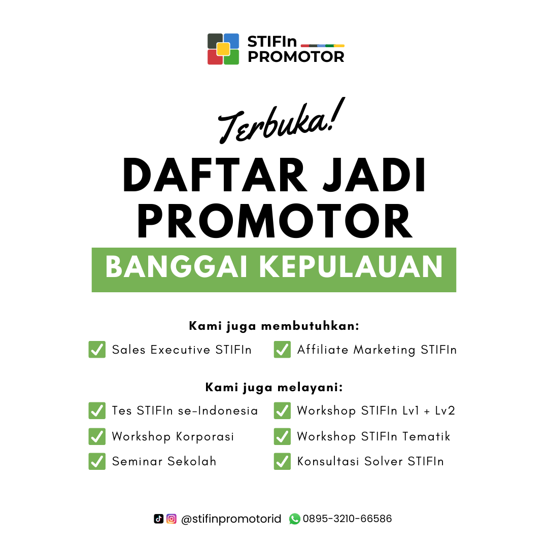 Daftar Promotor STIFIn Banggai Kepulauan – Sulawesi Tengah