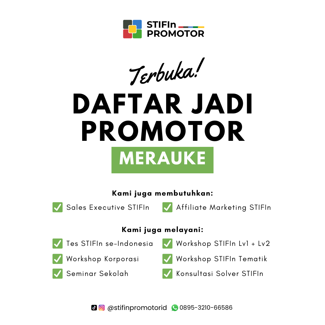 Daftar Promotor STIFIn Merauke – Papua Selatan
