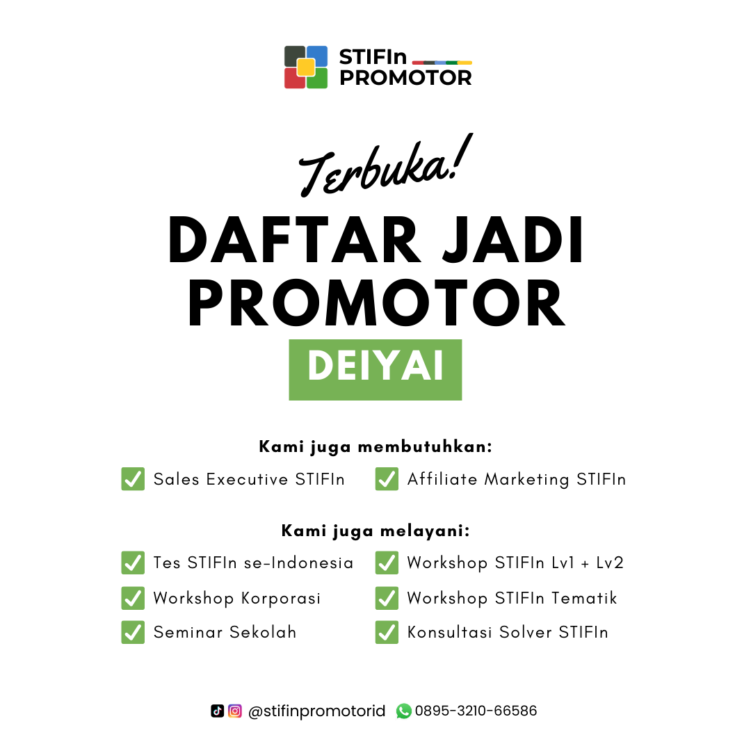 Daftar Promotor STIFIn Deiyai – Papua Tengah