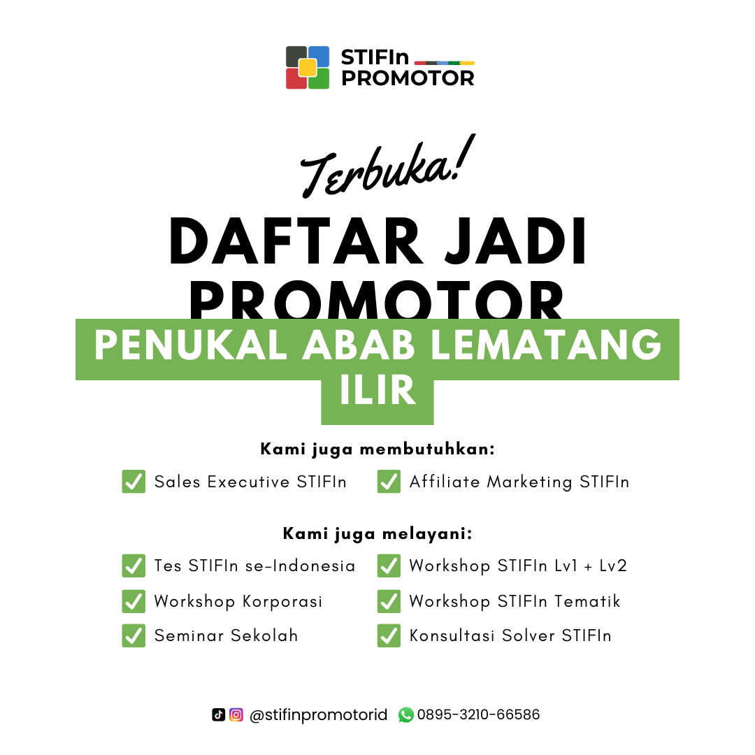 Daftar Promotor STIFIn Penukal Abab Lematang Ilir – Sumatera Selatan