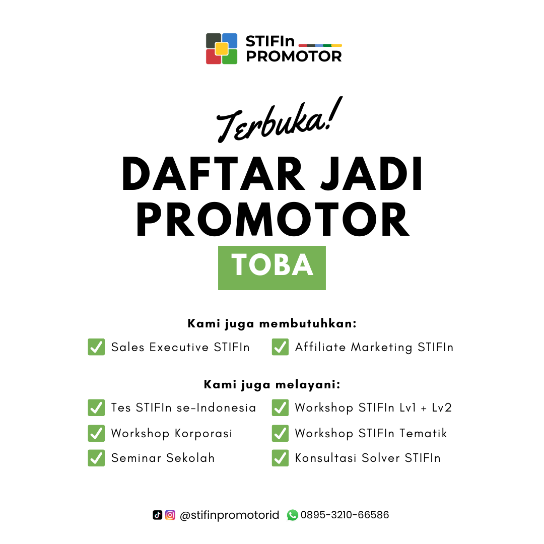 Daftar Promotor STIFIn Toba – Sumatra Utara