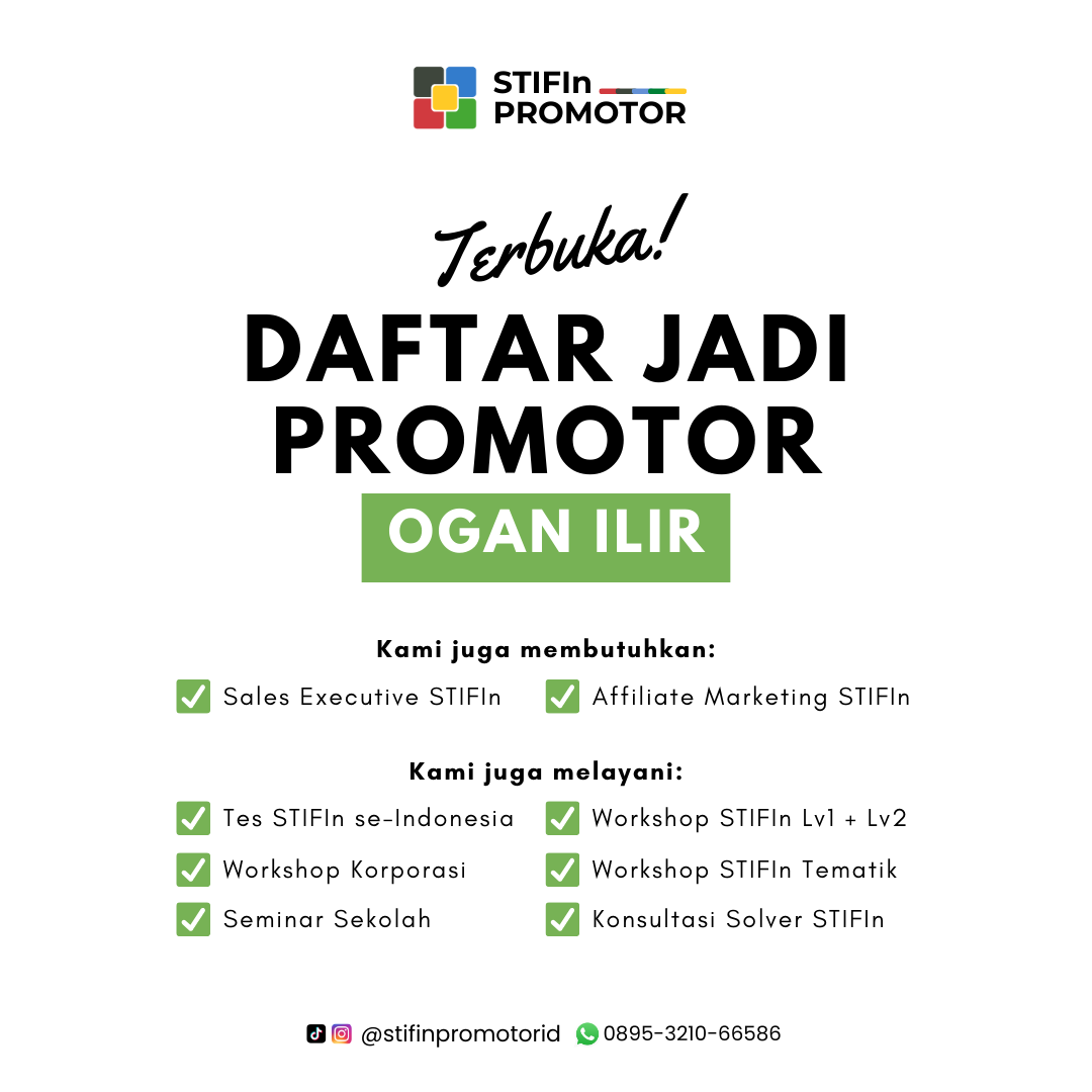 Daftar Promotor STIFIn Ogan Ilir – Sumatera Selatan