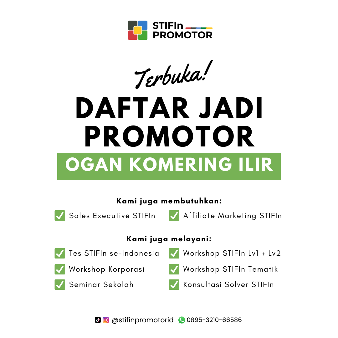 Daftar Promotor STIFIn Ogan Komering Ilir – Sumatera Selatan